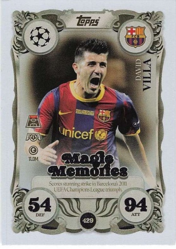 429 David Villa (FC Barcelona) ( MACL25/26 )