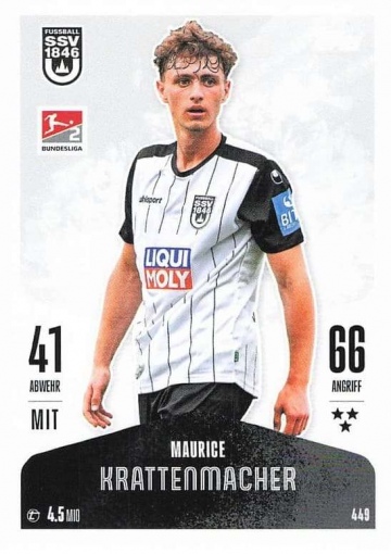 449 Maurice Krattenmacher (SSV Ulm 1846 Fussball) ( MABL24/25 )