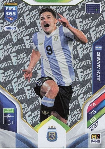 FAN83 Julián Álvarez (Argentina) (PF365AXL26)