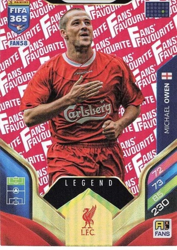 FAN58 (rot) Michael Owen (Liverpool FC) - Legend (PF365AXL26)