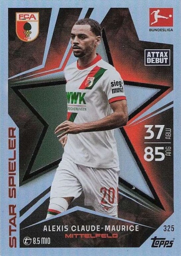 325 Alexis Claude-Maurice (FC Augsburg) MA Debut ( MABL25/26 )