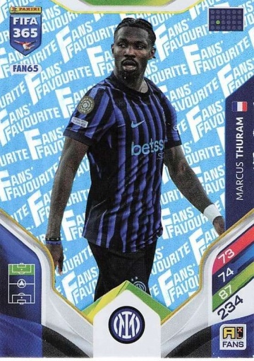 FAN65 (blau) Marcus Thuram (FC Internazionale Milano) (PF365AXL26)