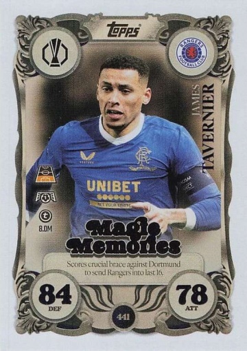 441 James Tavernier (Rangers FC) ( MACL25/26 )