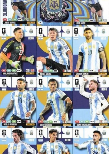 Set Argentinien ( 22 - 33 ) (PWM26)