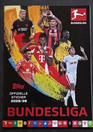 Topps Bundesliga 25/26 Sticker Sammelalbum