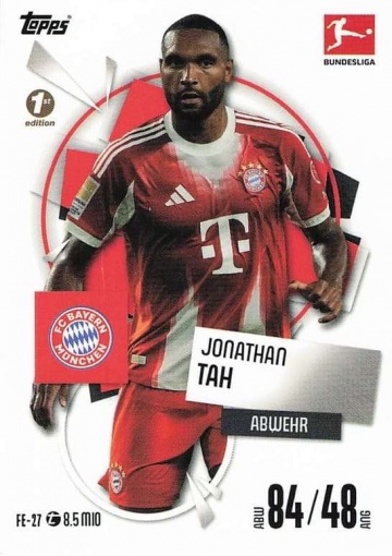 FE-27 Jonathan Tah (FC Bayern München) 1st Edition ( MABL25/26 )