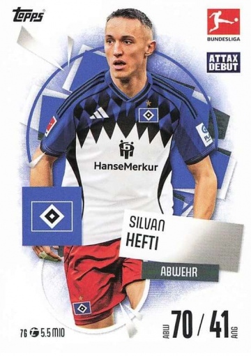 076 Silvan Hefti MA Debut ( MABL25/26 )