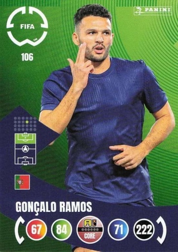 106.  Goncalo Ramos (Paris Saint-Germain) (PAXLCWC25)