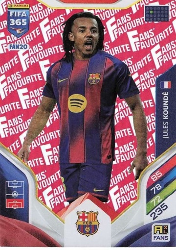 FAN20 (rot) Jules Koundé (FC Barcelona) (PF365AXL26)
