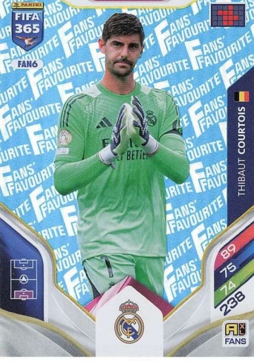 FAN6 (blau) Thibaut Courtois (Real Madrid C.F.) (PF365AXL26)