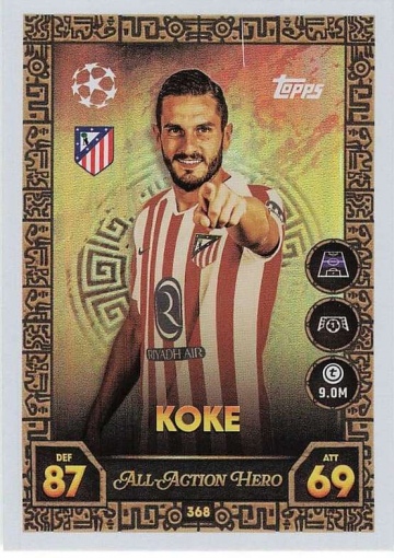 368 Koke (Atlético de Madrid) ( MACL25/26 )