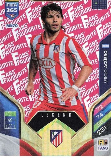 FAN70 (rot) Sergio Agüero (Atlético de Madrid) - Legend (PF365AXL26)
