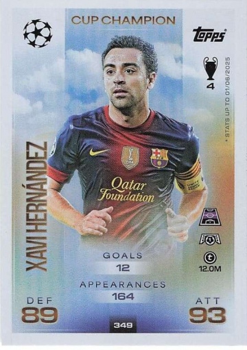 349 Xavi Hernández (FC Barcelona) ( MACL25/26 )