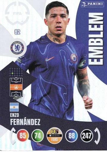 082.  Emblem / Enzo Fernández (Chelsea) (PAXLCWC25)