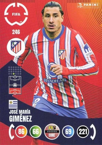 246.  José María Giménez (Atlético de Madrid) (PAXLCWC25)