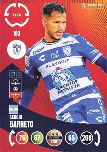 183.  Sergio Barreto (CF Pachuca) (PAXLCWC25)