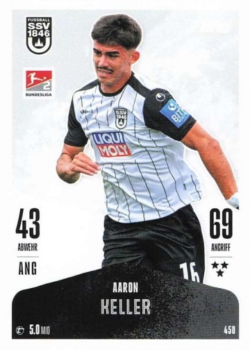 450 Aaron Keller (SSV Ulm 1846 Fussball) ( MABL24/25 )