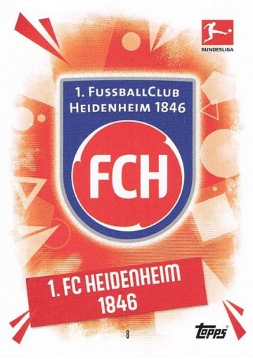 008 1. FC Heidenheim Club Logo ( MABL25/26 )
