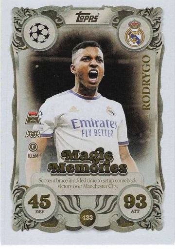 433 Rodrygo (Real Madrid C.F.) ( MACL25/26 )