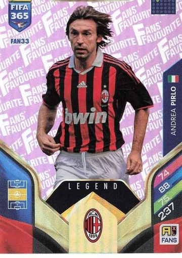 FAN33 (pink) Andrea Pirlo (AC Milan) - Legend (PF365AXL26)