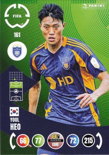 161.  Yool Heo (Ulsan HD FC) (PAXLCWC25)