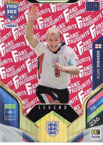 FAN89 (rot) Alan Shearer (England) - Legend (PF365AXL26)
