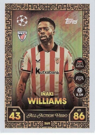 369 Iñaki Williams (Athletic Club) ( MACL25/26 )