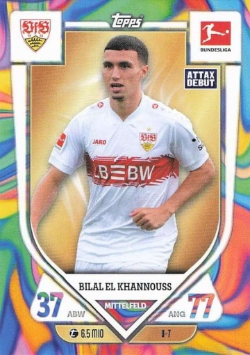 U-7 Bilal El Khannouss (VfB Stuttgart) MA Debut ( MABL25/26 )