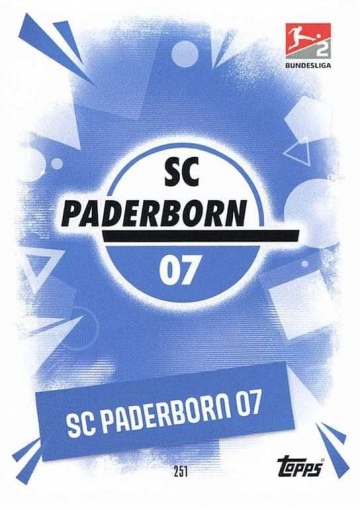 251 SC Paderborn Club Logo ( MABL25/26 )