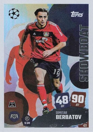 421 Dimitar Berbatov (Bayer 04 Leverkusen) ( MACL25/26 )