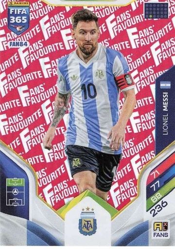 FAN84 (rot) Lionel Messi (Argentina) (PF365AXL26)
