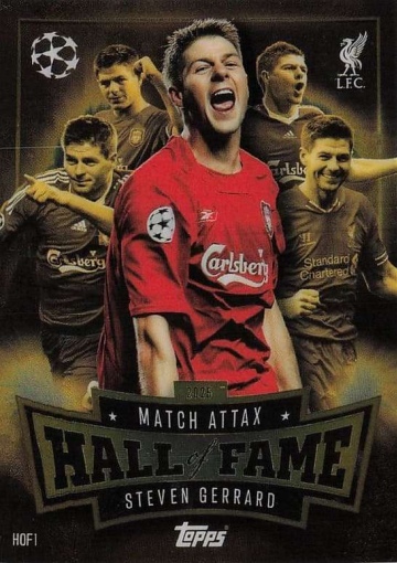 HOF1 Steven Gerrard (Liverpool FC) ( MACL25/26 )