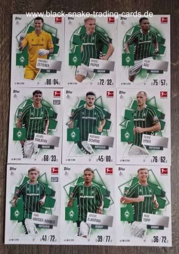 Basis Karten SV Werder Bremen ( 37 - 45 ) ( MABL25/26 )