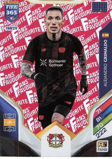 FAN29 (rot) Alejandro Grimaldo (Bayer 04 Leverkusen) (PF365AXL26)