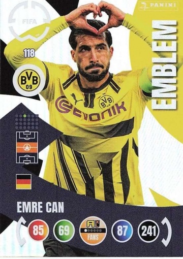 118.  Emblem / Emre Can (Borussia Dortmund) (PAXLCWC25)