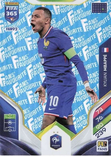 FAN92 (blau) Kylian Mbappé (France) (PF365AXL26)