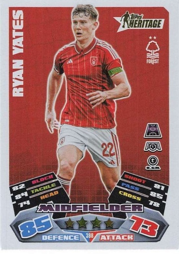 398 Ryan Yates (Nottingham Forest FC) ( MACL25/26 )