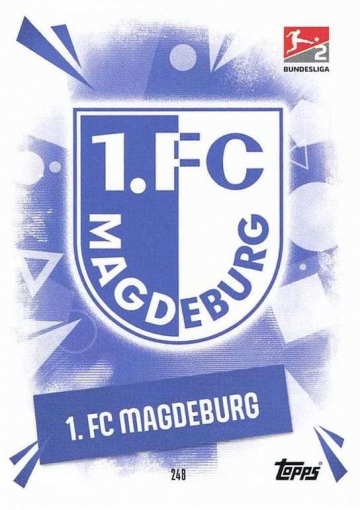 248 1. FC Magdeburg Club Logo ( MABL25/26 )