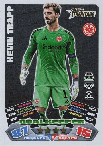 391 Kevin Trapp (Eintracht Frankfurt) ( MACL25/26 )