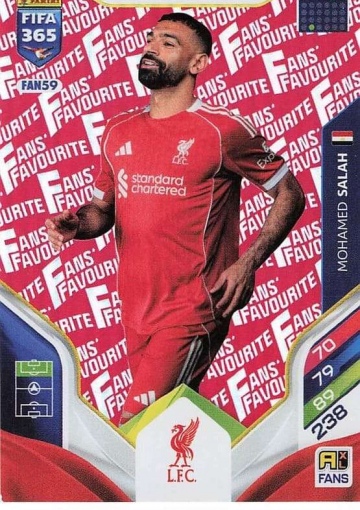 FAN59 (rot) Mohamed Salah (Liverpool FC) (PF365AXL26)