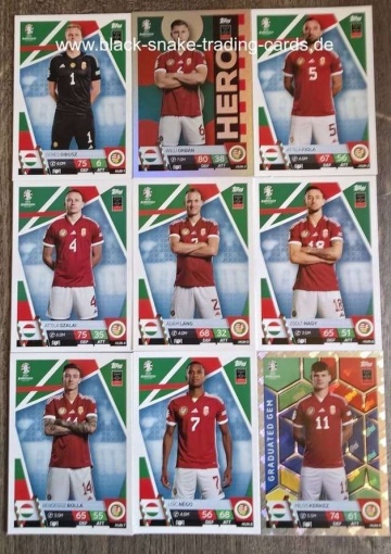 Komplettes Team Ungarn ( Alle 18 )