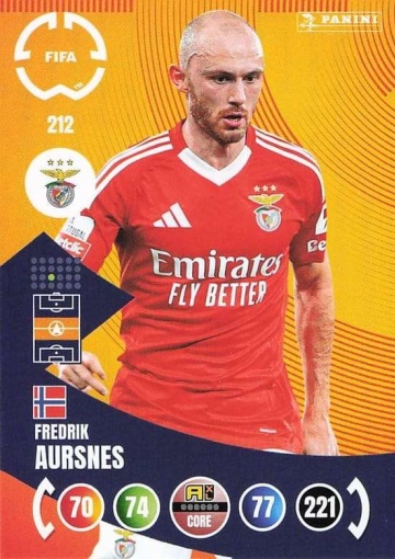212.  Fredrik Aursnes (SL Benfica) (PAXLCWC25)