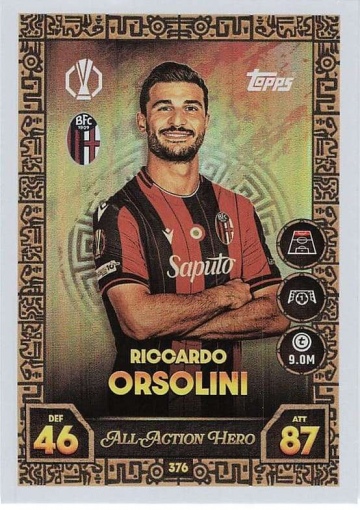 376 Riccardo Orsolini (Bologna FC 1909) ( MACL25/26 )