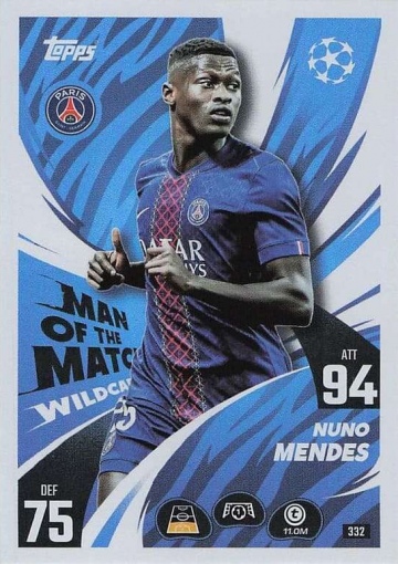 332 Nuno Mendes (Paris Saint-Germain) ( MACL25/26 )