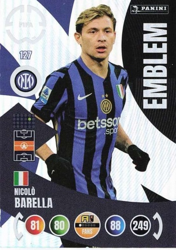 127.  Emblem / Nicolò Barella (FC Internazionale Milano) (PAXLCWC25)