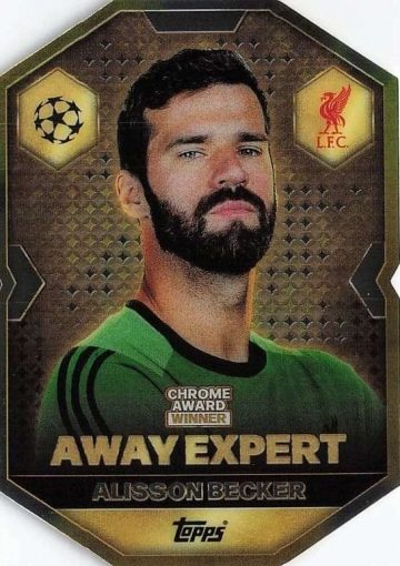 CA17 Alisson Becker (Liverpool FC) - Away Expert ( MACL25/26 )