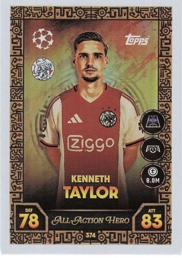 374 Kenneth Taylor (AFC Ajax) ( MACL25/26 )