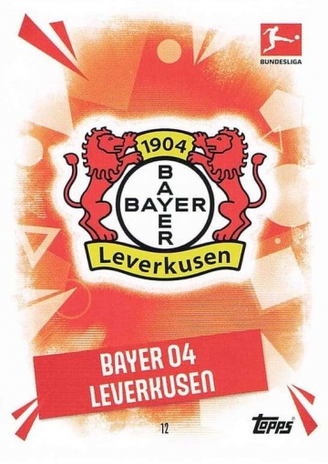 012 Bayer 04 Leverkusen Club Logo ( MABL25/26 )