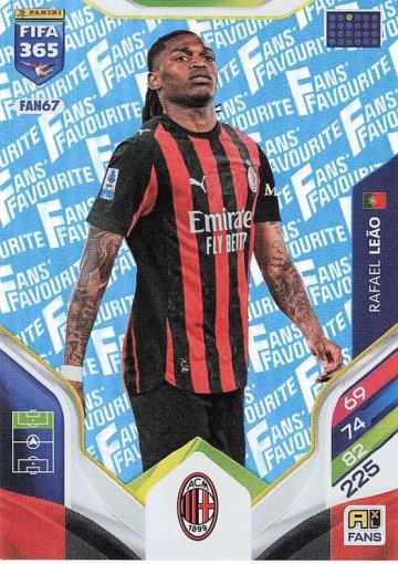 FAN67 (blau) Rafael Leão (AC Milan) (PF365AXL26)