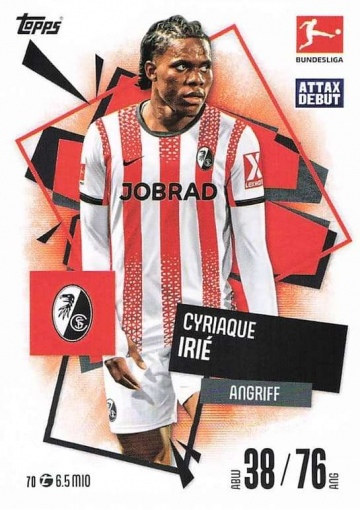 070 Cyriaque Irié MA Debut ( MABL25/26 )